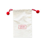 sac à pompons brodé