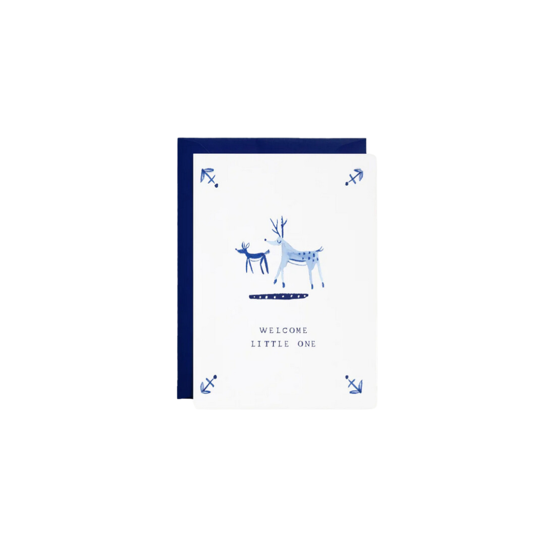 Little Deer Mini Birth Card