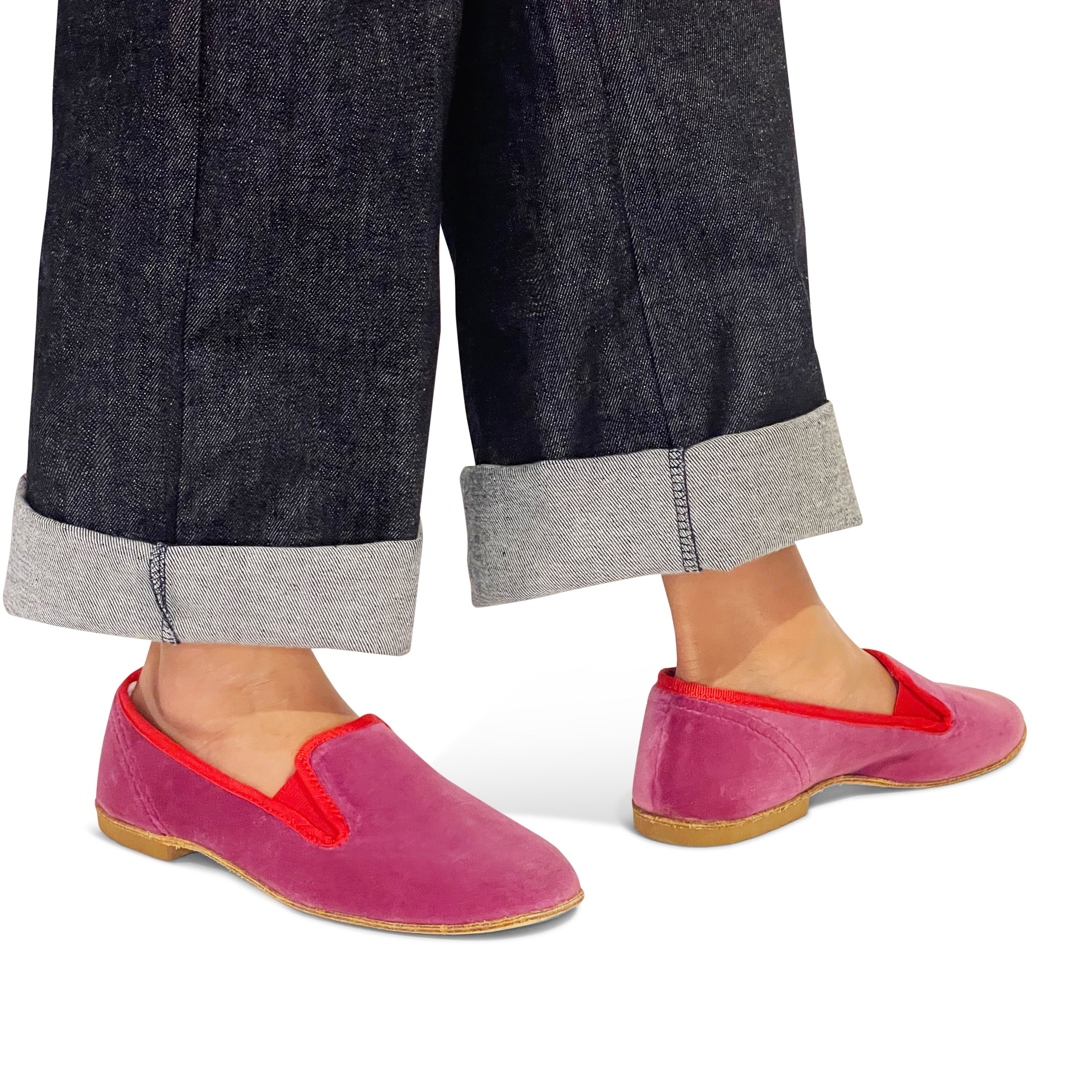 Chaussons en velours