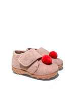 Pompon Filz-Hausschuh